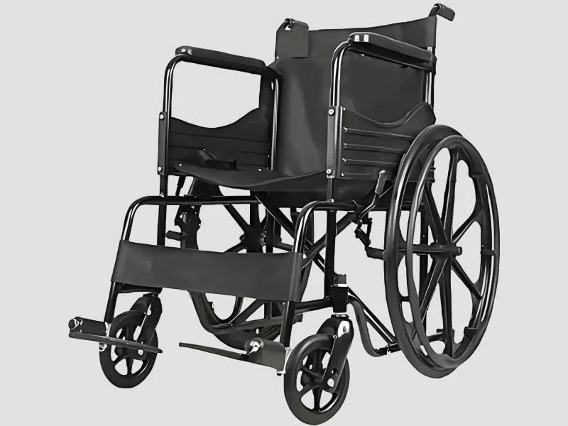 Basic Standard Foldable Wheelchair For Rental In Bangalore